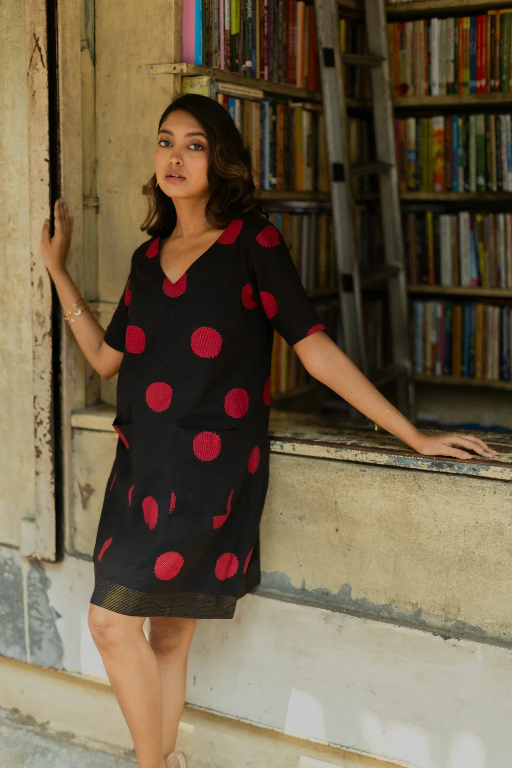 Premium Pink Pop South Cotton Dress for Wedding and Festive Wear