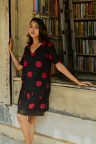 Premium Pink Pop South Cotton Dress for Wedding and Festive Wear