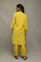 Premium Yellow Bloom Banana Cotton Co-ord Set for Weekend Wear