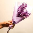 Purple Baby Breath dried flowers for modern home decor and gifting arrangements