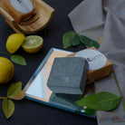 Raw Charcoal & Lime Peel Shaving and Detox Bar - skin care