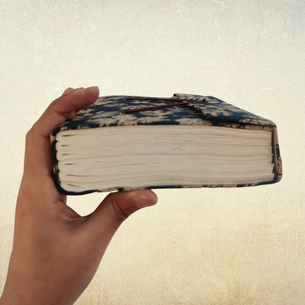 Recycled Paper Vintage Journal (BLUE) - Jumbo - Stationery