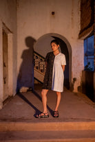 Relaxed Fit Day Night South Cotton Dress for Summer Wear