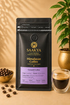 Saakya Himalayan Special Blend Coffee made from premium 100% Arabica beans grown in the high-altitude estates of Darjeeling.