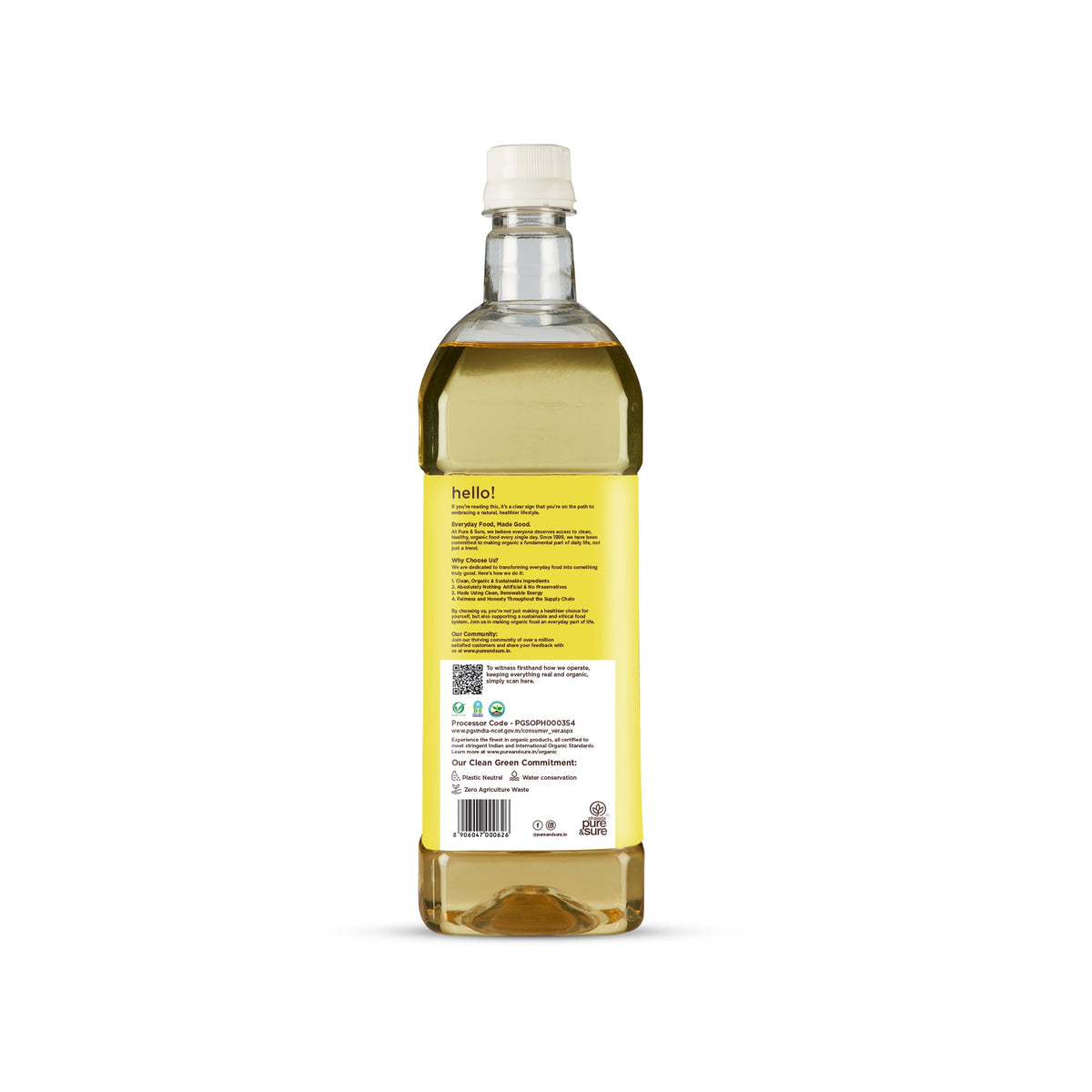 Sunflower oil BACk
