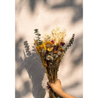 Close up of Timeless Petal dried flower bouquet with premium preserved flowers.