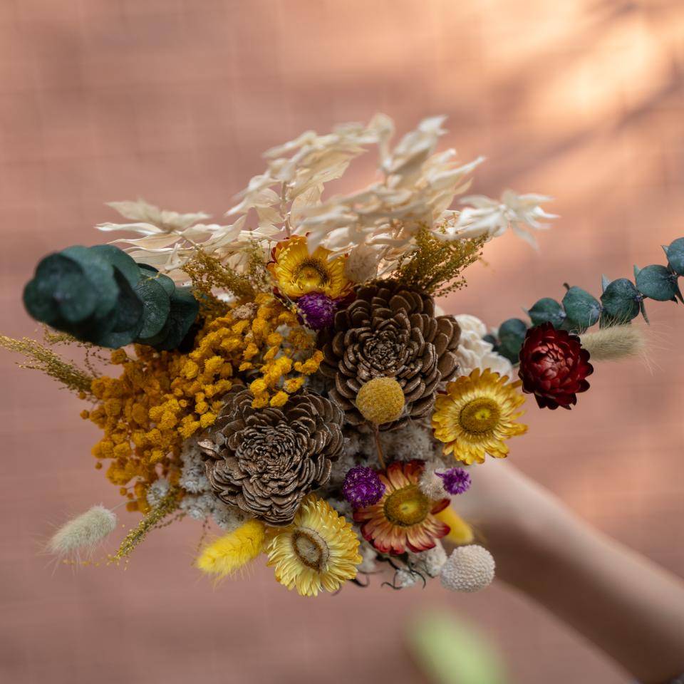 Timeless Petal dried flower bouquet arrangement for modern home decor and gifting