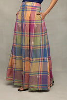 Traditional Lotus Meadow Handwoven Jamdani Skord for Ethnic Occasions