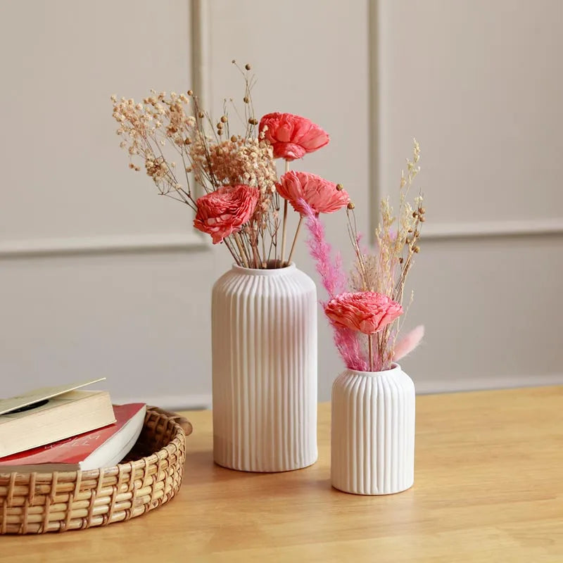 Tropical Paradise Combo Ceramic Vase Set for Home Decor