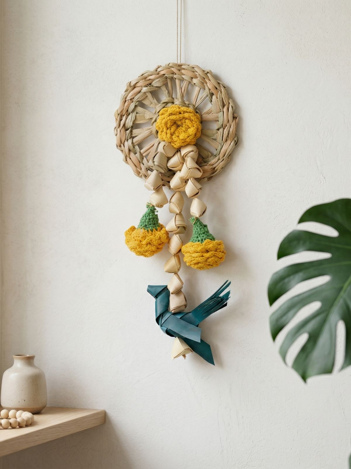 Vihang Handcrafted Chamba Hanging - Set of 2 - Greenkraft