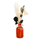 Amber Haven Large Glass Vase with Dried Flowers | Elegant Home Décor - https://artecasa.in/
