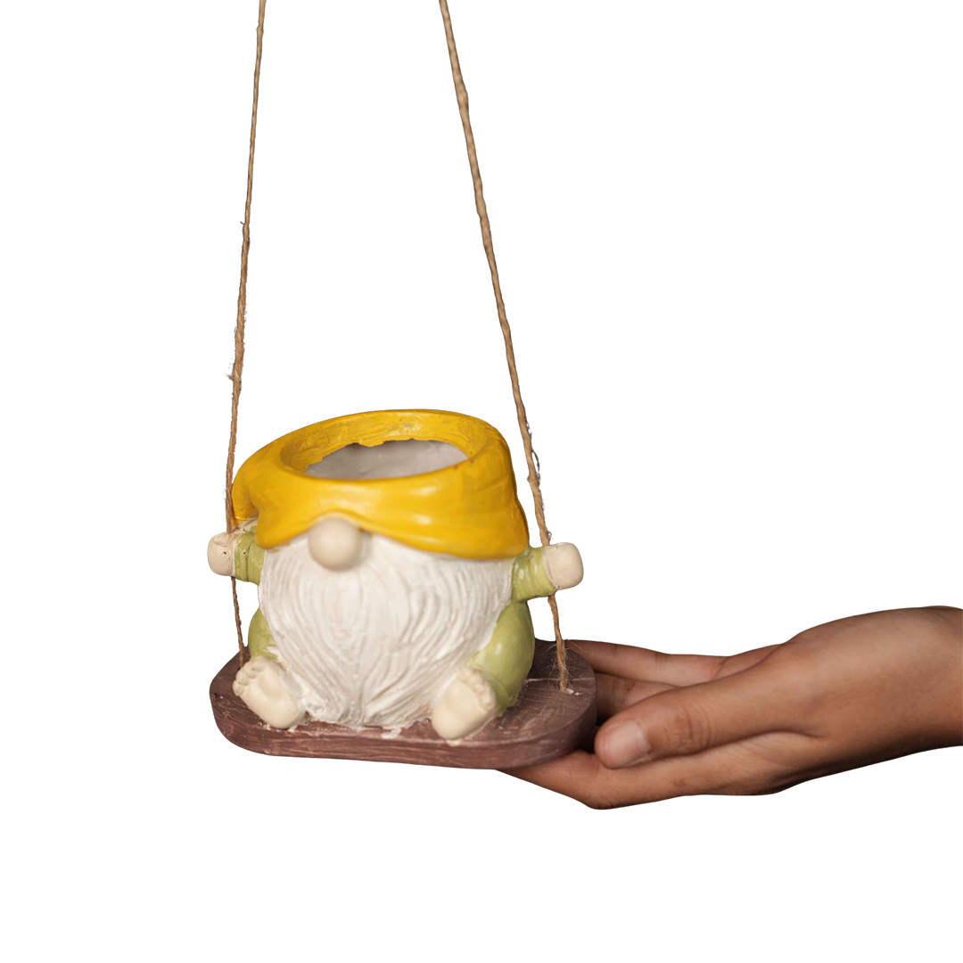 Santa Pot of Joy – Christmas Santa Planter Pot | Festive Decorative Planter for Home Decor | Cute Santa Face Plant Pot (Set of 1) - https://artecasa.in/