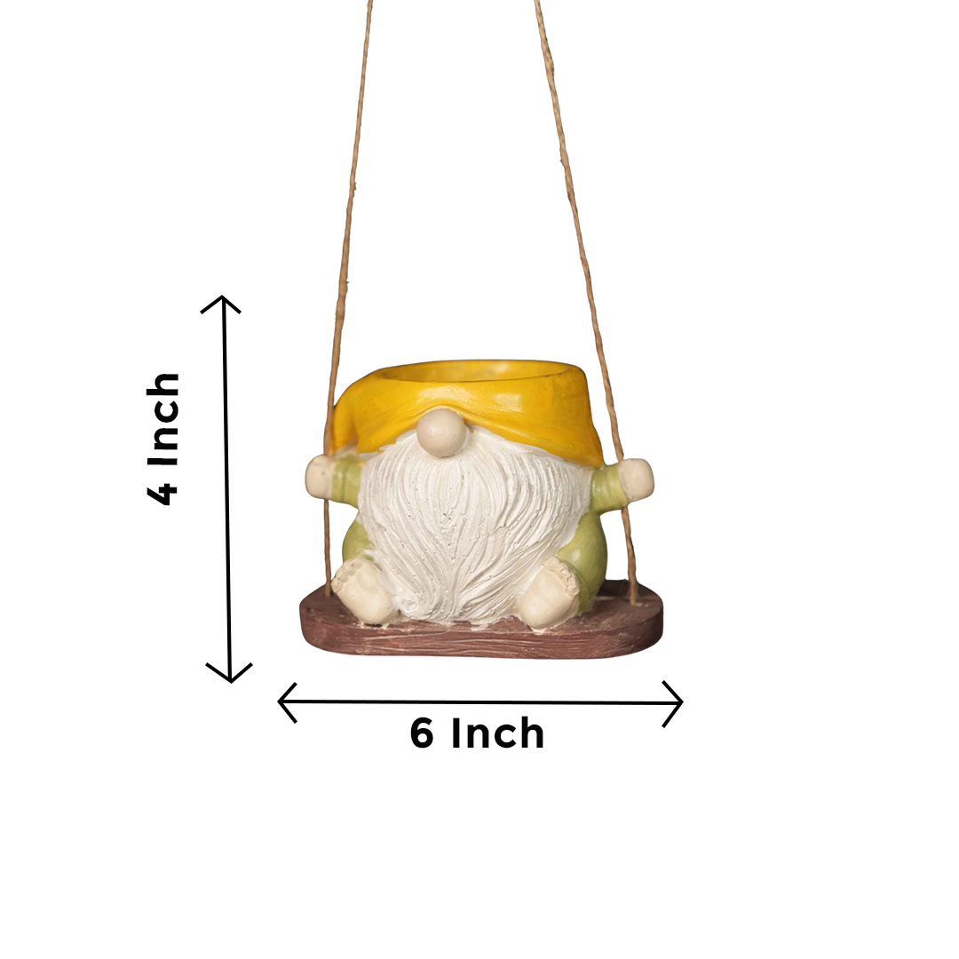 Santa Pot of Joy – Christmas Santa Planter Pot | Festive Decorative Planter for Home Decor | Cute Santa Face Plant Pot (Set of 1) - https://artecasa.in/