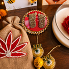Crimson Rose Diwali Candle Gift Hamper – Elegant Festive Gift - https://artecasa.in/