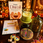 Emerald Glow Diwali Candle Gift Hamper – Elegant Festive Gift - https://artecasa.in/